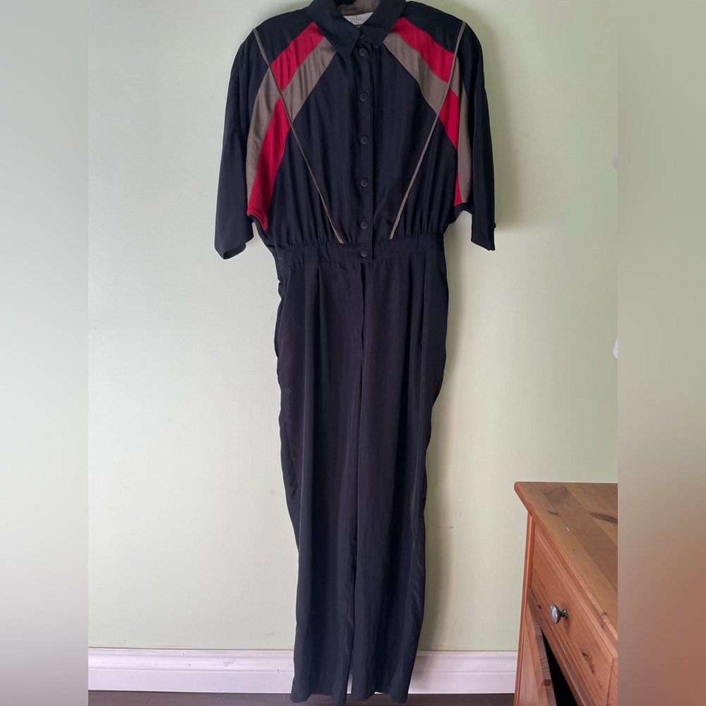 Vintage Ziba Petite 80s Jumpsuit
